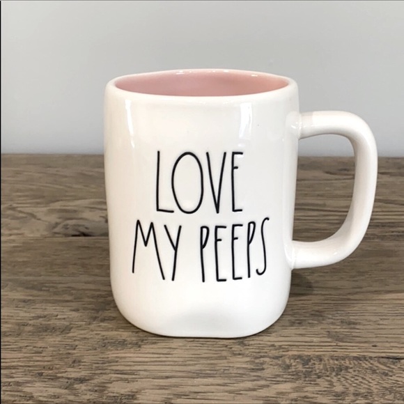 Rae Dunn LOVE MY PEEPS Coffee Mug - Picture 2 of 7